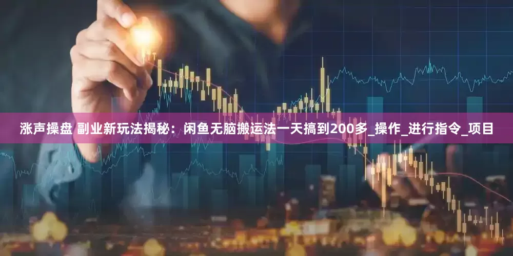 涨声操盘 副业新玩法揭秘：闲鱼无脑搬运法一天搞到200多_操作_进行指令_项目