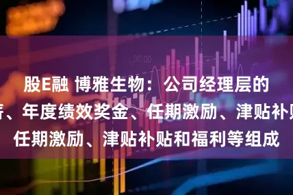 股E融 博雅生物：公司经理层的薪酬由基本年薪、年度绩效奖金、任期激励、津贴补贴和福利等组成