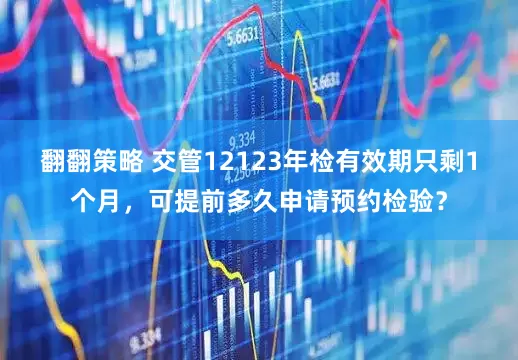 翻翻策略 交管12123年检有效期只剩1个月,可提前多久申请预约检验?